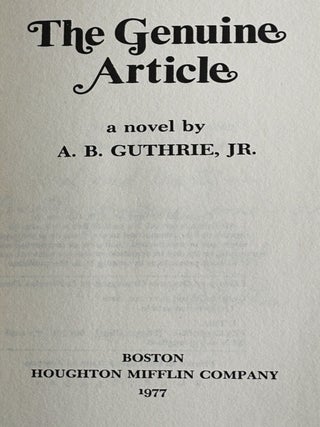 The Genuine Article