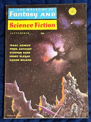 Item #83886 The Magazine of Fantasy and Science Fiction, September 1968. Piers Anthony Isaac...