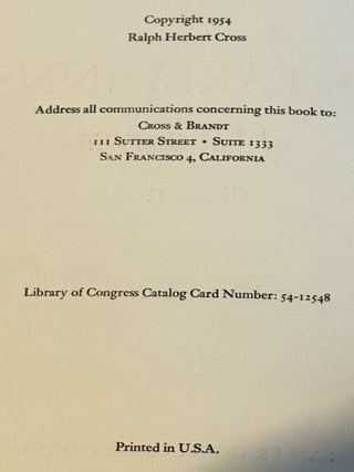 The Early Inns of California 1844-1869