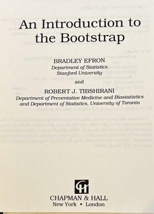 An Introduction to the Bootstrap
