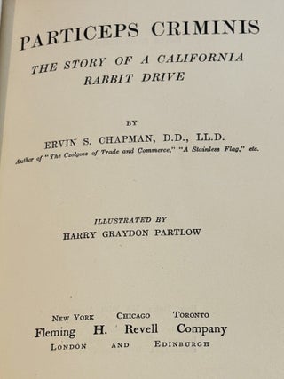 Particeps Criminis, The Story of a California Rabbit Drive