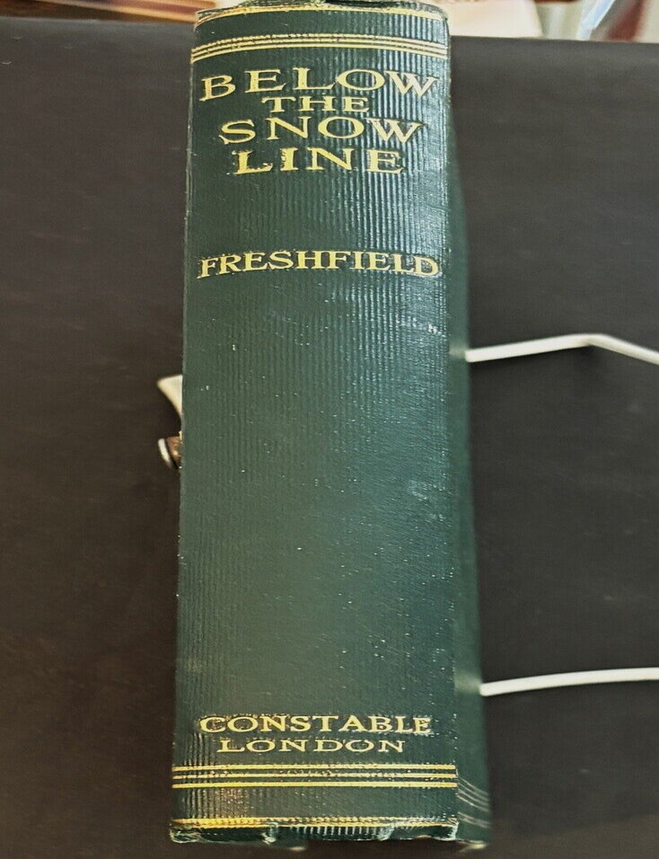 Item #84678 Below the Snow Line. Douglas W. Freshfield.