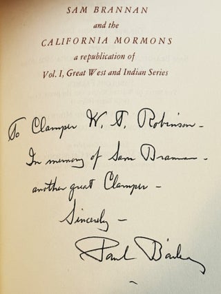 Sam Brannan and the California Mormons