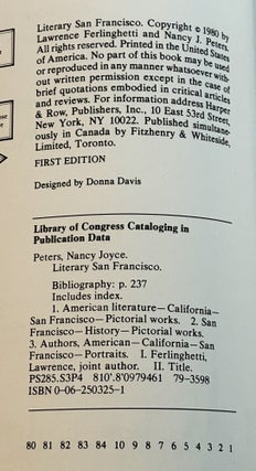 Literary San Francisco, A Pictorial History from the Beginnings to the Present Day