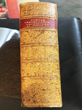 Biblioteca de Autores Espa&ntilde;oles Poetas Castellanos Anteriores al Siglo XV. - **Tom&aacute;s Antonio S&aacute;nchez** began.