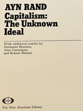 Capitalism: The Unknown Ideal