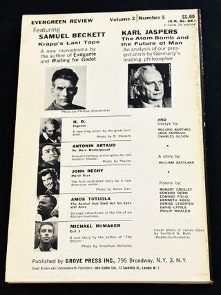 Evergreen Review Volume 2, Number 5, Summer 1958