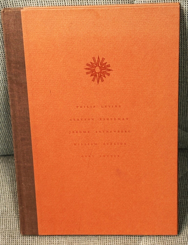 Item #85370 Out of the West. Gary Snyder William Everson, Clayton Eshleman, Philip Levine, Jerome Rothenberg.