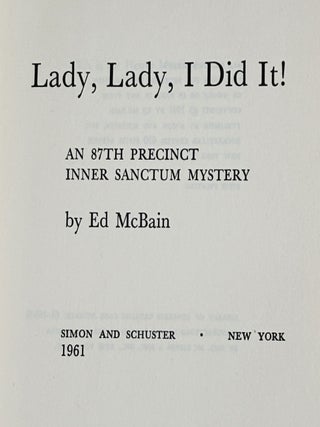 Lady, Lady, I Did It!