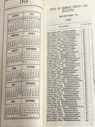 General Orders and Bulletins of War Department 1918
