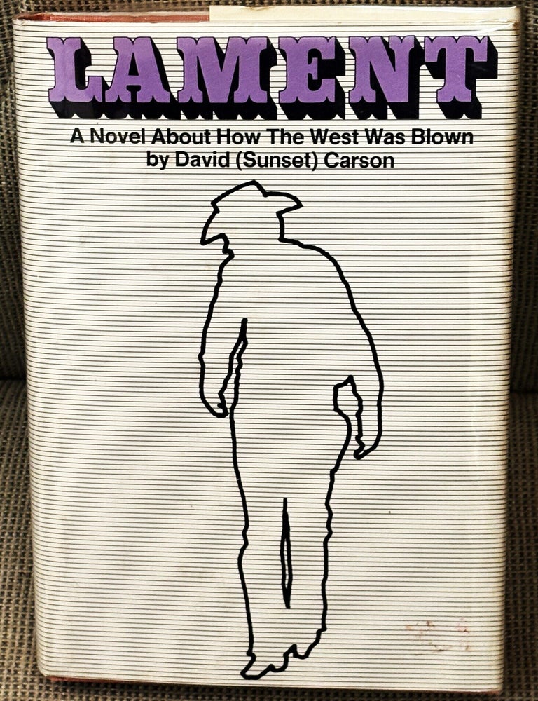 Item #86599 Lament. David Carson, Sunset.