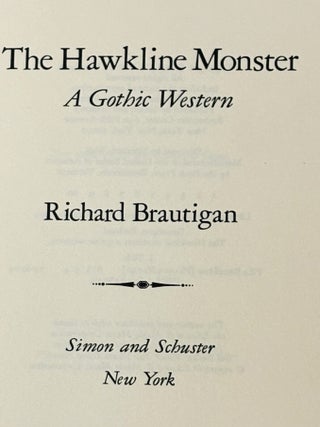 The Hawkline Monster, A Gothic Western