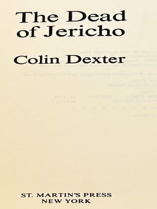 The Dead of Jericho