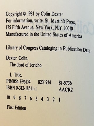 The Dead of Jericho