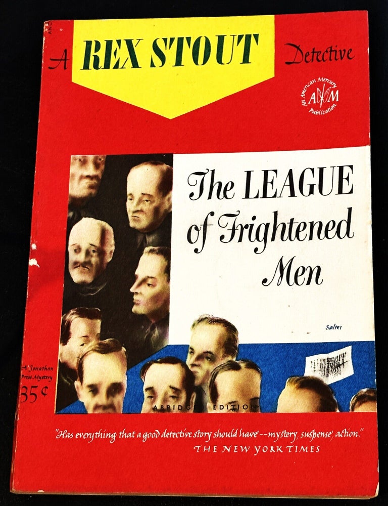 Item #87011 The League of Frightened Men. Rex Stout.
