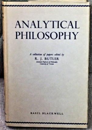 Item #E10678 Analytical Philosophy. R J. Butler