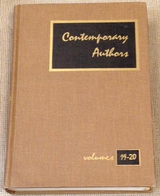 Item #E3682 Contemporary Authors, a Bio-Bibliographical Guide to Current Authors and Their Works...