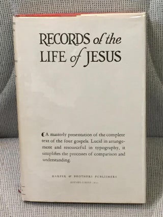 Item #E5832 Records of the Life of Jesus. Ph D. Henry Burton Sharman