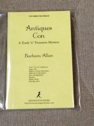 Item #E6213 Antiques Con, a Trash 'n' Treasures Mystery. Barbara Allan