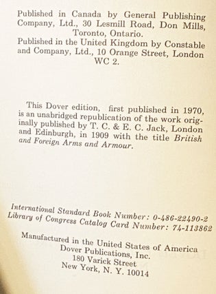 British and Continental Arms and Armour